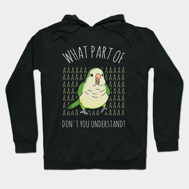 what part of AAAA don't you understand - green quaker Hoodie by FandomizedRose